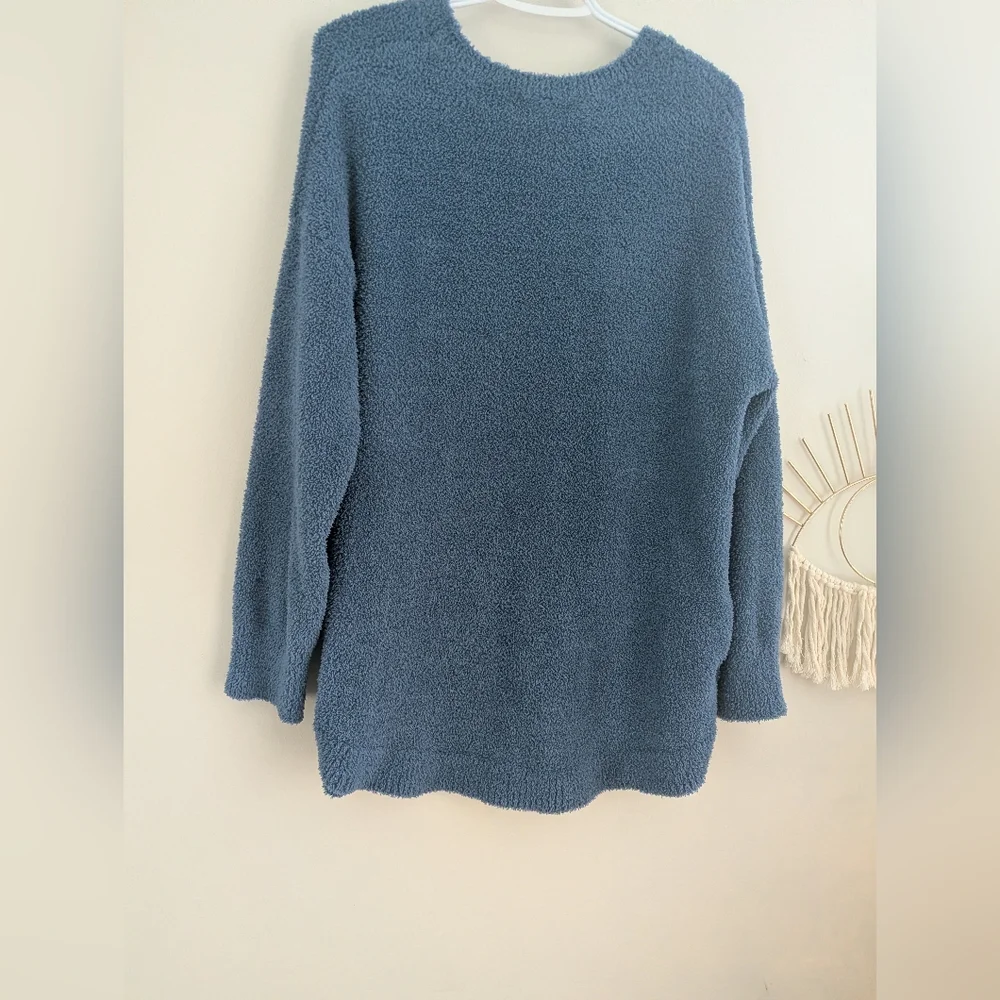 Ricki's Cozy Blue Crew Neck Sweater - Picture 3 of 5